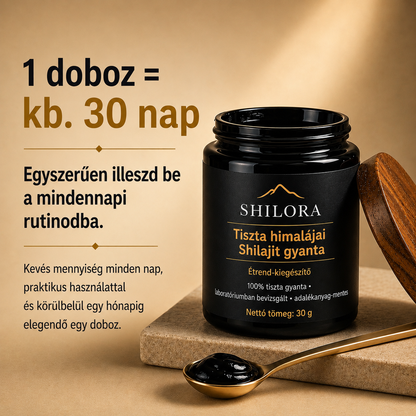Tiszta himalájai sziladzsitból készült gyanta – Shilora®